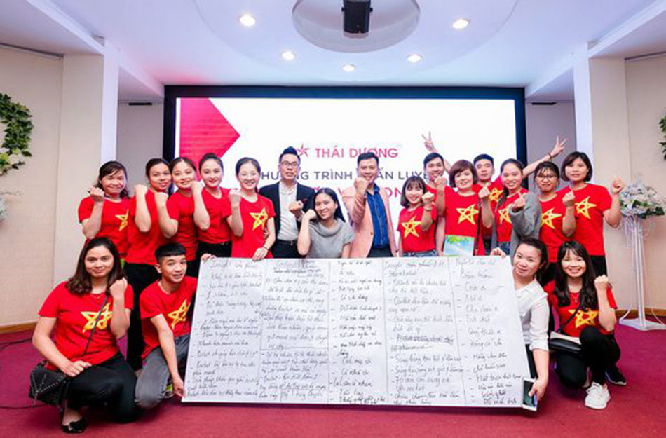 Buổi huấn luyện dự án "trình dược viên online " của Sao Thái Dương