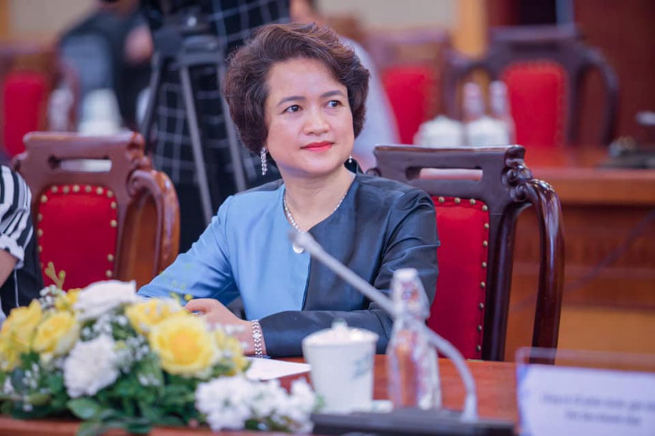 Bà Nguyễn Thị Hương Liên, Phó Tổng giám đốc công ty cổ phần Sao Thái Dương
